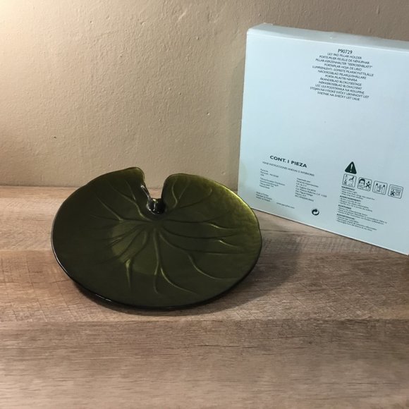 PartyLite Lily Pad Pillar Holder - Picture 3 of 3